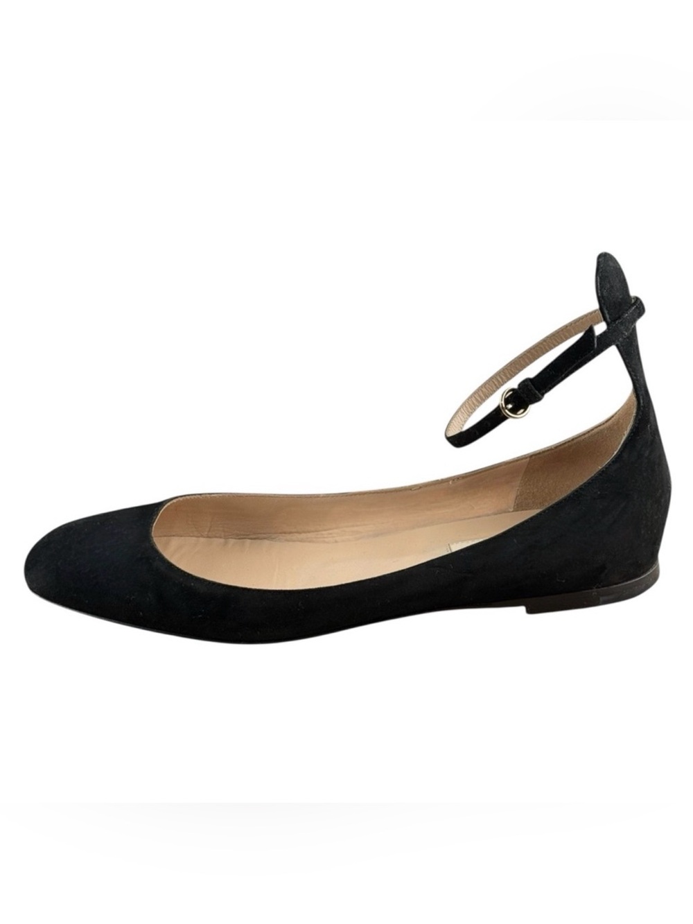 Valentino Garavani Tango Suede Ballerina Flats –
Black Size 37